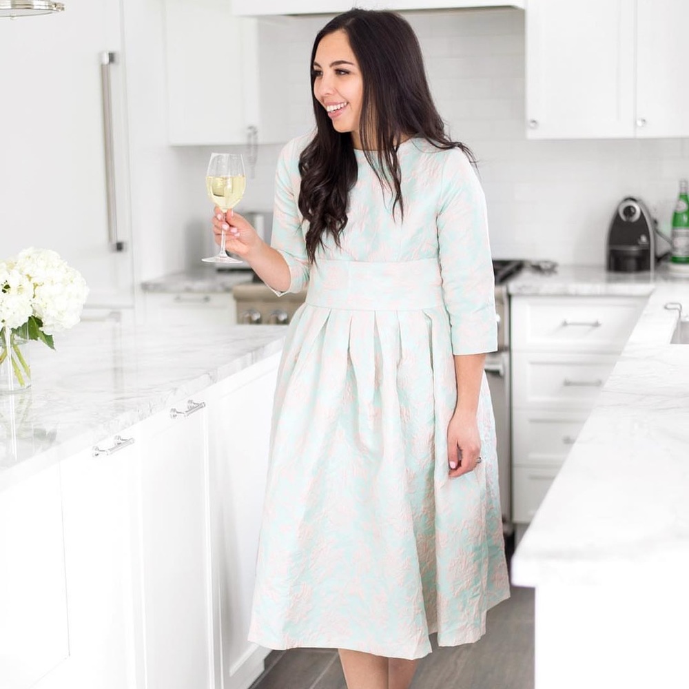 Dainty Jewell’s A Line Dress with Sash